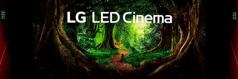 Anstatt einer Leinwand ein LED-Display: LG Electronics präsentiert auf einer Fläche von knapp 100 m² hochaufgelöste Bilder.