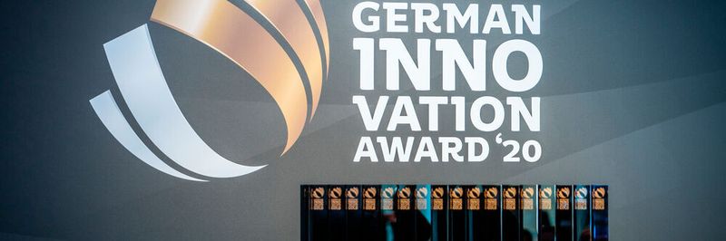 Der German Innovation Award wird in über 40 Kategorien verliehen, darunter auch Automotive Technologies, Connectivity und Design Thinking.