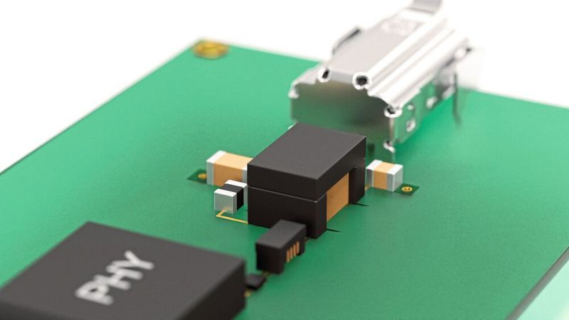 Single Pair Ethernet: Die erste industrietauglische Filter-Schaltung für die Single-Pair-Ethernet-Schnittstelle hat Würth entwickelt.