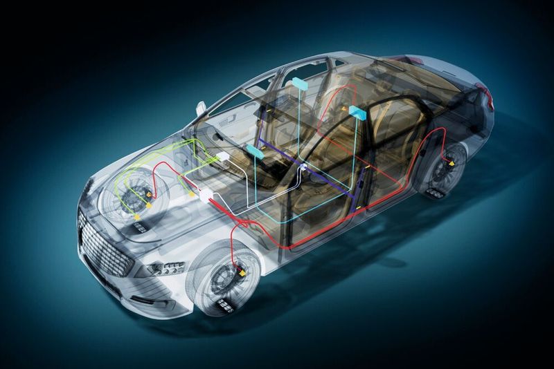 Das Ethernet-Netzwerk in Fahrzeugen überträgt Daten für Infotainment-Anwendungen und Diagnosefunktionen.