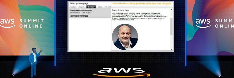 CTO Werner Vogels hielt auf dem AWS Summit Online 2020 EMEA eine inspirierende Keynote.