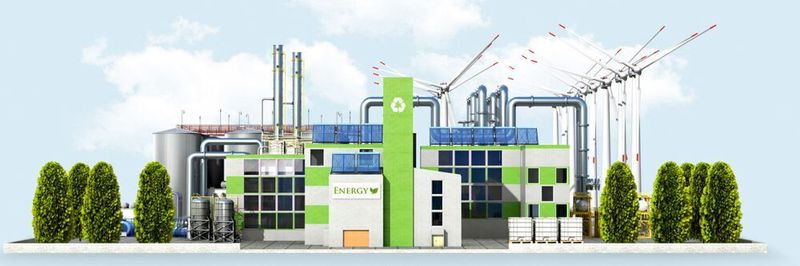 Die umweltfreundliche Fabrik der Zukunft.