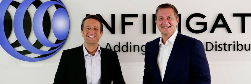 Robert Scicolone (l.), Geschäftsführer bei Infinigate Deutschland, und Frank Kölmel, Vice President Central Europe bei Cybereason, haben die Partnerschaft besiegelt.