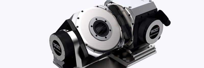 Die Version T1-91x915 Tap9, in der beide Achsen direktangetrieben sind, bietet sich für die simultane 5-Achs-Bearbeitung an.