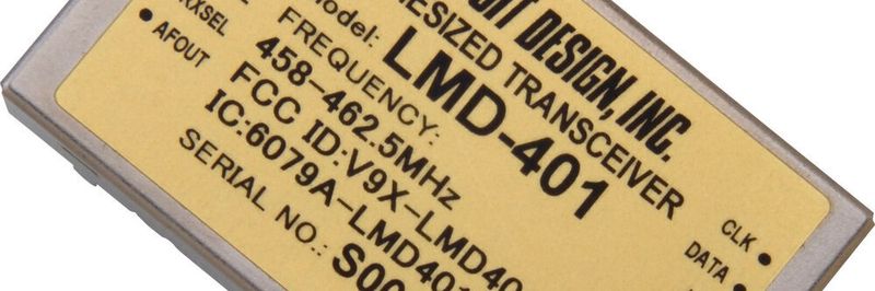 Dsa für den Einsatz in Nordamerika zugelassene Transceivermodul LMD-401 ist der Nachfolger des hochperformanten LMD-400-R.