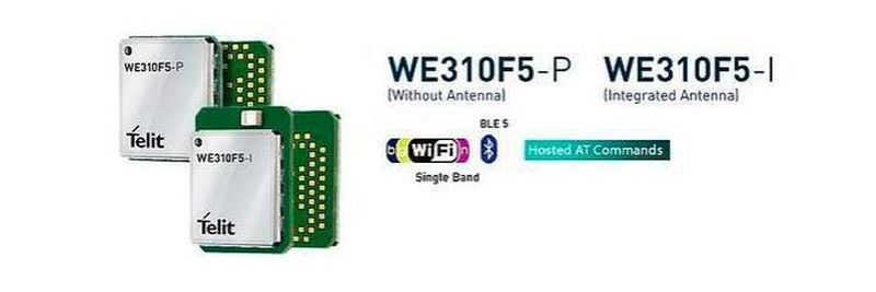 Das neue Wi-Fi/BLE-Modul von Telit ist mit oder ohne Antenne erhältlich.