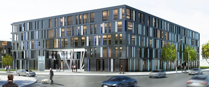 Das Digital-Hub von Akka entsteht in der Dieselstraße in Wolfsburg. Es soll bis Ende 2021 im Rahmen des Bauprojekts Eastgate fertiggestellt werden.