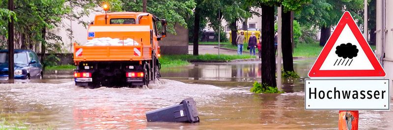 Die Länder Schleswig-Holstein, Thüringen, Baden-Württemberg und Sachsen haben interaktive Hochwasserkarten in Webportalen mithilfe der Software Cadenza bereitgestellt