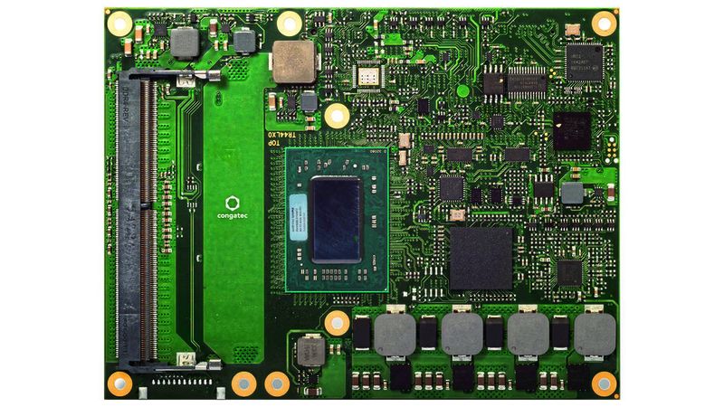 Das congatec-COM-Express-Modul: nun auch mit AMD-Ryzen-Embedded-R1000-Prozessoren.