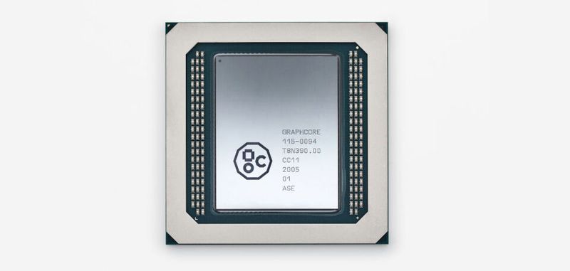 Neue Spitzenklasse für KI: Der Colossus Mark 2 vereint 59,4 Milliarden Transistoren auf einem Chip und ist in der Lage, mit 1472 unabhängigen Prozessorkernen 8832 separate Rechen-Threads parallel auszuführen.