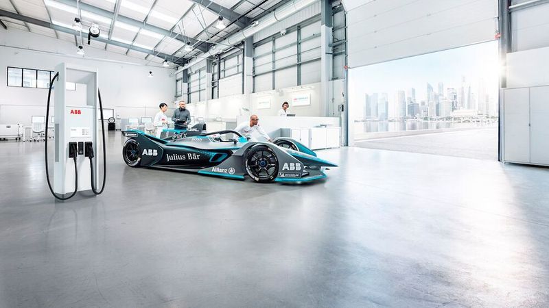 Neue Ladetechnik für die Formel E: ABB liefert sie für die 9. Saison der Rennserie.