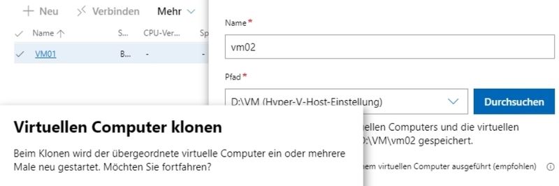 VMs mit dem Windows Admin Center verwalten (Screenshot: Thomas Joos).