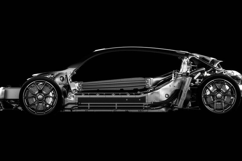 Fast alle Metallteile für das Chassis des Czinger 21C stammen aus dem 3D-Drucker.
