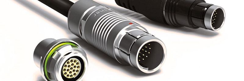 Die besonders für den Einsatz in medizinischen Geräten geeigneten Stecker der Fischer Core Serie wurden so entwickelt, dass sie auf einer einzigen Platine auf der Vorderseite des Geräts angebracht werden.