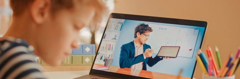 In den letzten Monaten fand der Schulunterricht oft virtuell statt.