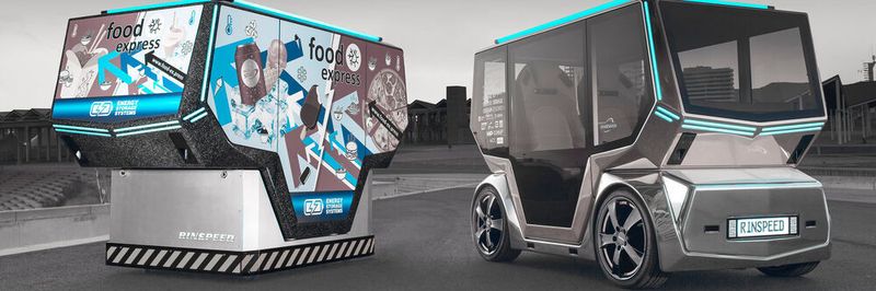 Modulare Transportsysteme wie der microSNAP von Rinspeed spielen für die Logistik der Zukunft eine entscheidende Rolle.