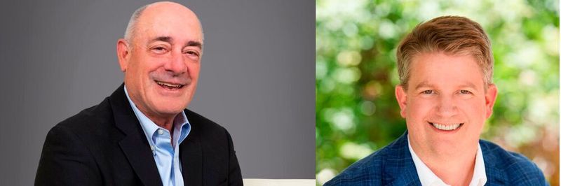 Der Interims-CEO von Poly Robert Hagerty (l.) legt sein Amt zum 8. September nieder. Dave Shull übernimmt.