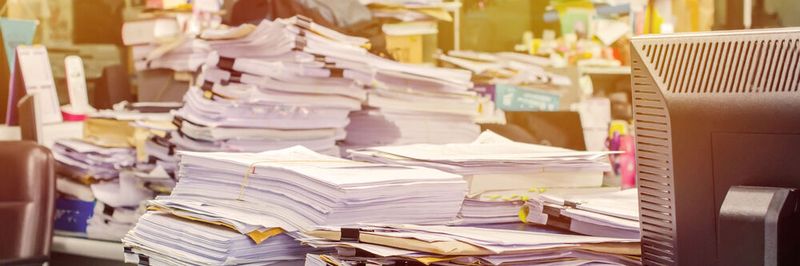 Durchorganisierte Prozesse minimieren Chaos am Arbeitsplatz.