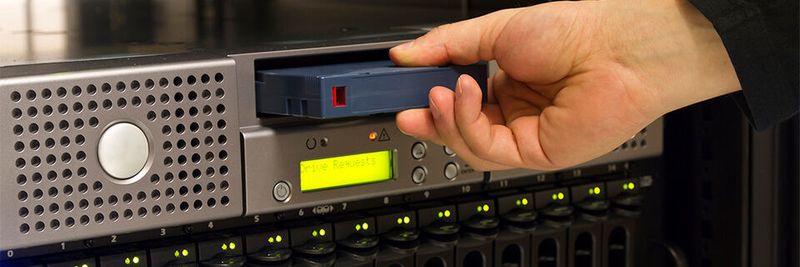 Der Backup-Klassiker schlechthin: Bandmedien.