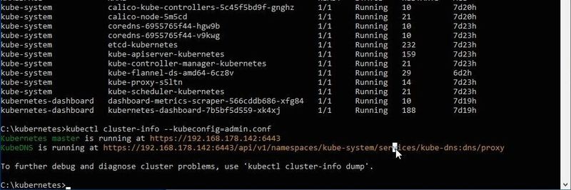 Kubernetes kann auch in Windows bereitgestellt oder von Windows aus gesteuert werden.