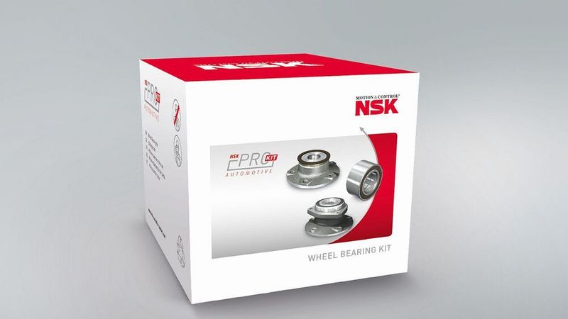 Die Radlagerkits sind das wichtigste Ersatzmarktangebot von NSK in Europa.