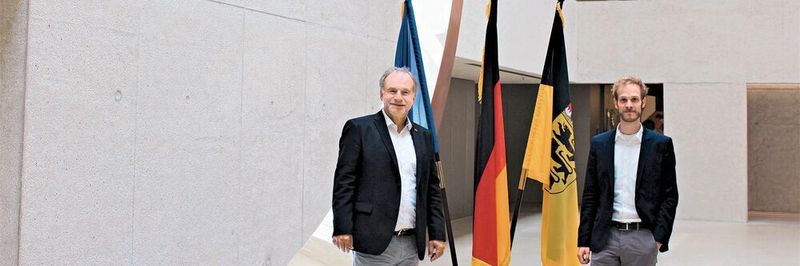 Landes-CIO Stefan Krebs (l.) und Marius Herr sehen im Universalprozess einen Katalysator für eGovernment