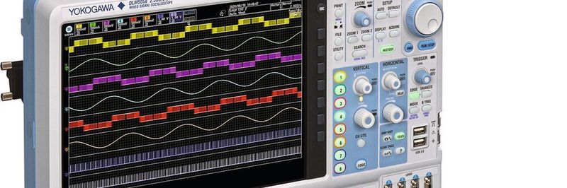 Das DLM5000 von Yokogawa lässt sich über DLMsync synchronisieren. So können zwei Oszilloskope mit jeweils acht analogen Eingängen auf bis zu 16 Eingänge erweitert werden.