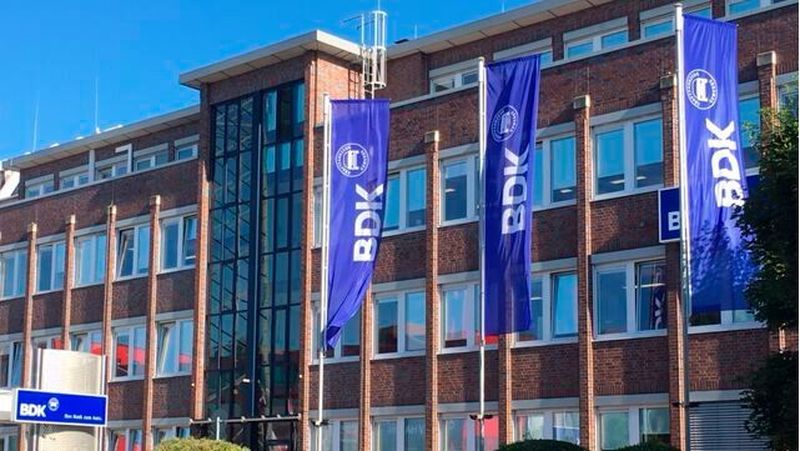 Die Zentrale der BDK am Nedderfeld in Hamburg.