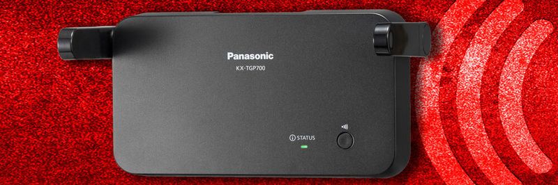 Die Smart-SIP-DECT-Lösung KX-TGP700 ist ab sofort verfügbar.