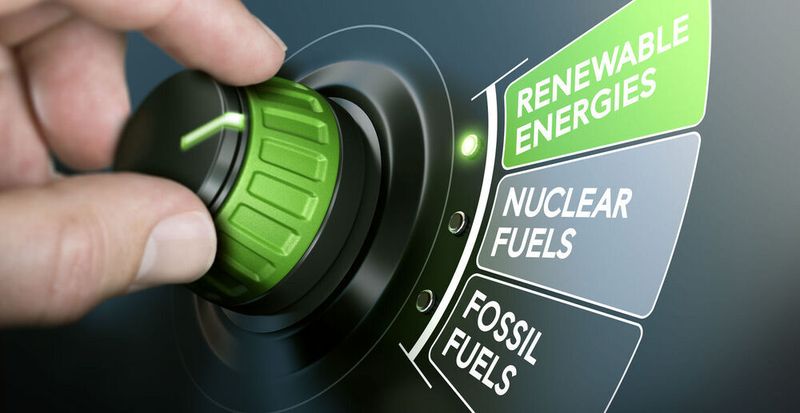 Der Anteil der Primärenergie aus erneuerbaren Energien wächst (je nach Szenario) von etwa fünf Prozent im Jahr 2018 auf 60 Prozent bis 2050.