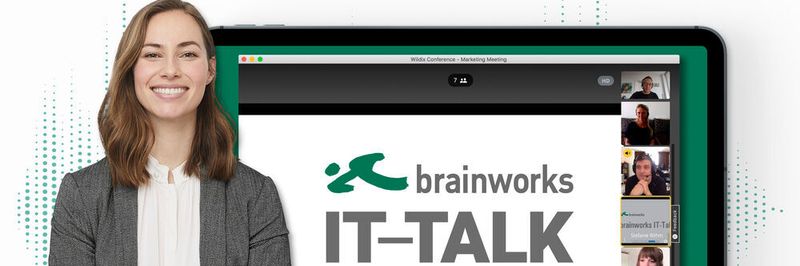Der virtuelle Stammtisch „IT-Talk“ von Brainworks startet am 24. September um 17 Uhr.