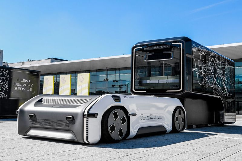 Das Projekt U-Shift zeigte einen ersten Prototypen des modular aufgebauten Fahrzeugs.