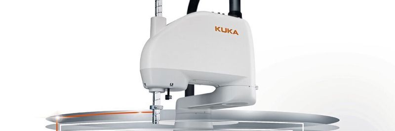 Mit den neuen Gelenkarmrobotern KR Scara liefert Kuka Helfer für die industrielle Fertigung, vor allem Kleinteilmontage-, Material-Handling oder Prüfaufgaben.