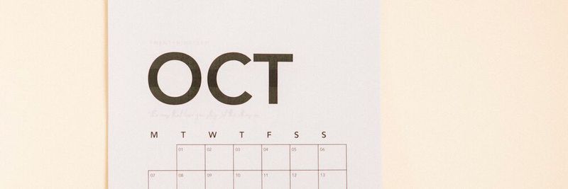Im Oktober finden ein paar Events statt, einige wurden aber aufgrund des Coronavirus auch auf nächstes Jahr verschoben.