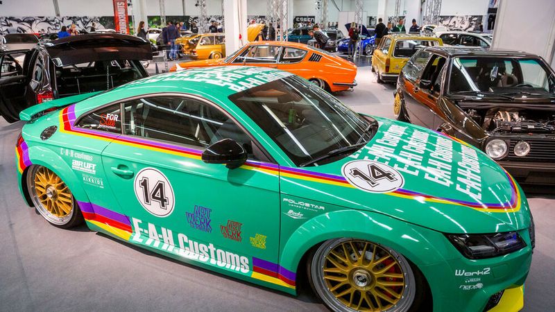 Die Essen Motor Show (Archivbild von 2019) soll Ende des Jahres 2020 trotz Corona-Pandemie stattfinden. Ein ausgefeiltes Hygienekonzept legt dafür die Basis.