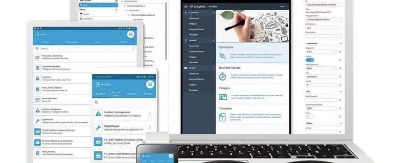 Die Low-Code-Plattform Simplifier deckt den ganzen Applikations-Lebenszyklus ab.