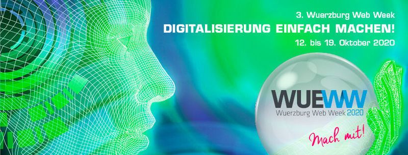 An insgesamt acht Tagen erwartet die Besucherinnen und Besucher der dritten Würzburg Web Week ein umfangreiches Programm an verschiedenen spannenden Formaten rund um den Themenkomplex digitale Transformation.