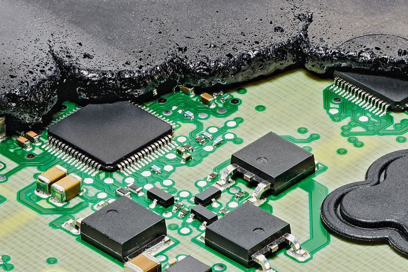 Für ein neues Getriebesteuergerät hat Vitesco den Aufbau der Komponente geändert: Die Elektronik wird nun in Kunststoff eingegossen.