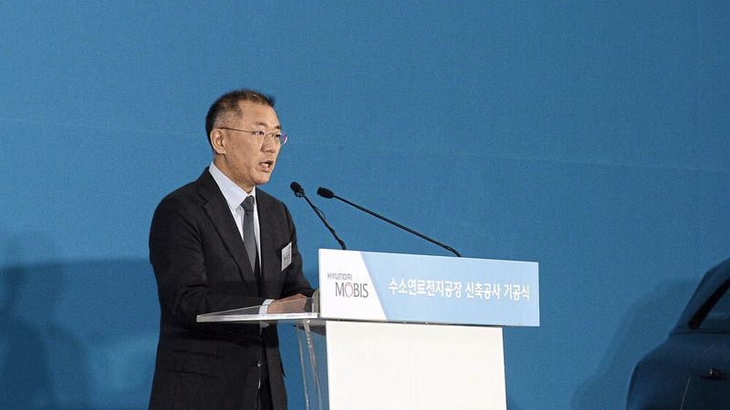 Euisun Chung ist der neue Vorstandschef von Hyundai. Er gilt als Verfechter erneuerbarer Energien, insbesondere des Wasserstoffs.