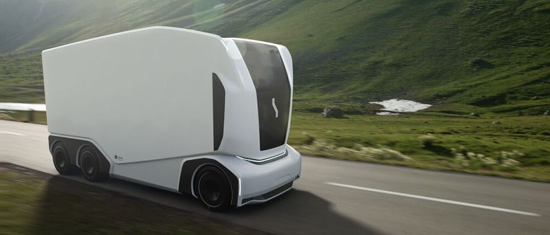 Einride will den fahrerlosen T-Pod zeitnah auf die Straße bringen.