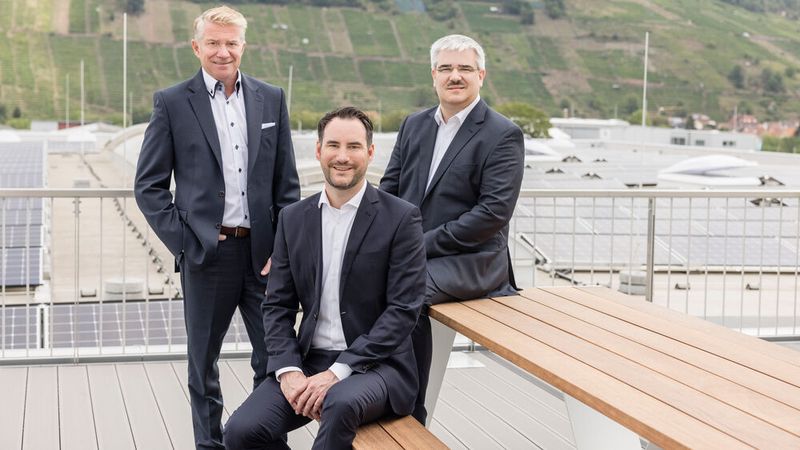 Frank Kronmüller (links), Maximilian Crößmann (in der Mitte) und Holger Vogt (rechts im Bild)