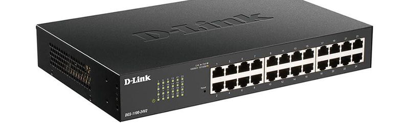 Der 24-Port-Switch DGS-1100-24PV2 mit zwölf PoE-Ports ist das Highlight der DGS-1100V2-Serie von D-Link.