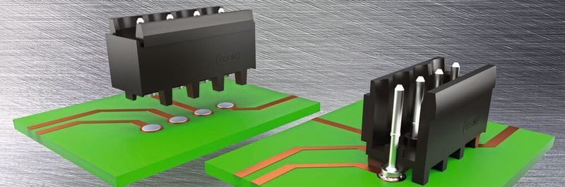 SMT optimiert die Leiterplattenbestückung:
Bei der Oberflächenmontage werden elektrische
Komponenten direkt auf der Oberfläche einer Leiterplatte montiert und schaffen somit mehr Fläche für weitere Komponenten. Bewegliche Anschlussklemmen sorgen für mehr Flexibilität bei der Bestückung.