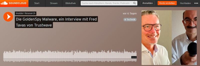 Die GoldenSpy Malware, ein Interview von Oliver Schonschek, Insider Research, mit Fred Tavas von Trustwave.
