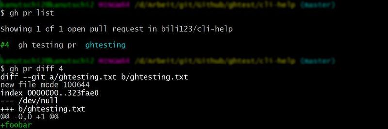 Das native GitHub CLI bietet die Möglichkeit, wichtige Aktionen per Kommandozeile auszuführen, ohne die Weboberfläche bemühen zu mssen.