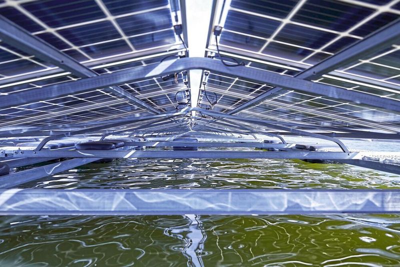 PV-Anlagen werden auch auf Gewässern, die nicht für touristische oder ökologische Bewirtschaftung vorgesehen sind, errichtet.