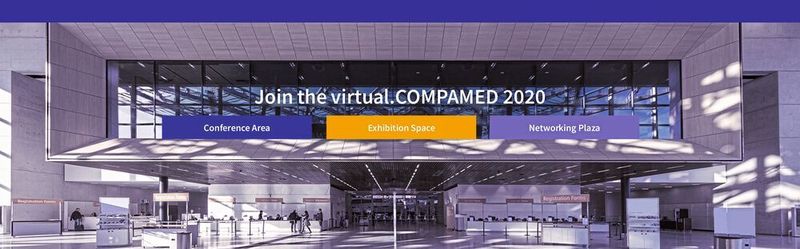 Die Online-Besucher der virtual.Compamed erwartet ein Programm bestehend aus den drei zentralen Bereichen: Conference Area (Konferenzprogramm), Exhibition Space (Aussteller und Produktneuheiten) sowie Networking Plaza (Netzwerken/ Matchmaking).