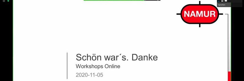 Im ungewohnten, aber gelungenen Online-Format konnte die abgespeckte Namur-Hauptsitzung mit vielen spannenden Workshops überzeugen.