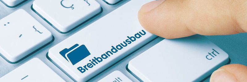Über das Breitbandportal können Telekommunikationsunternehmen die Genehmigung der Leitungsverlegung online beantragen