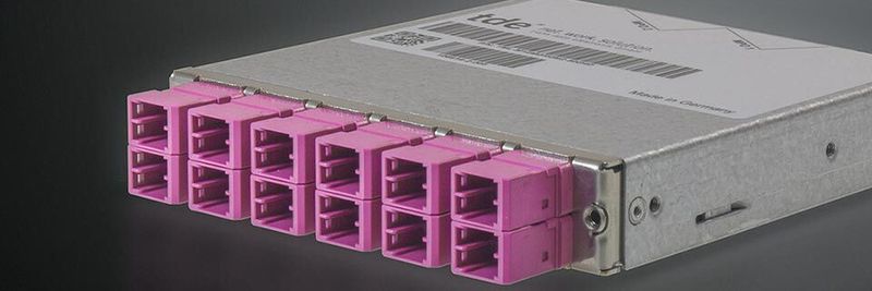 Mit dem neuen LWL-MDC-Modul von TDE könne in Rechenzentren wertvoller Platz eingespart werden.